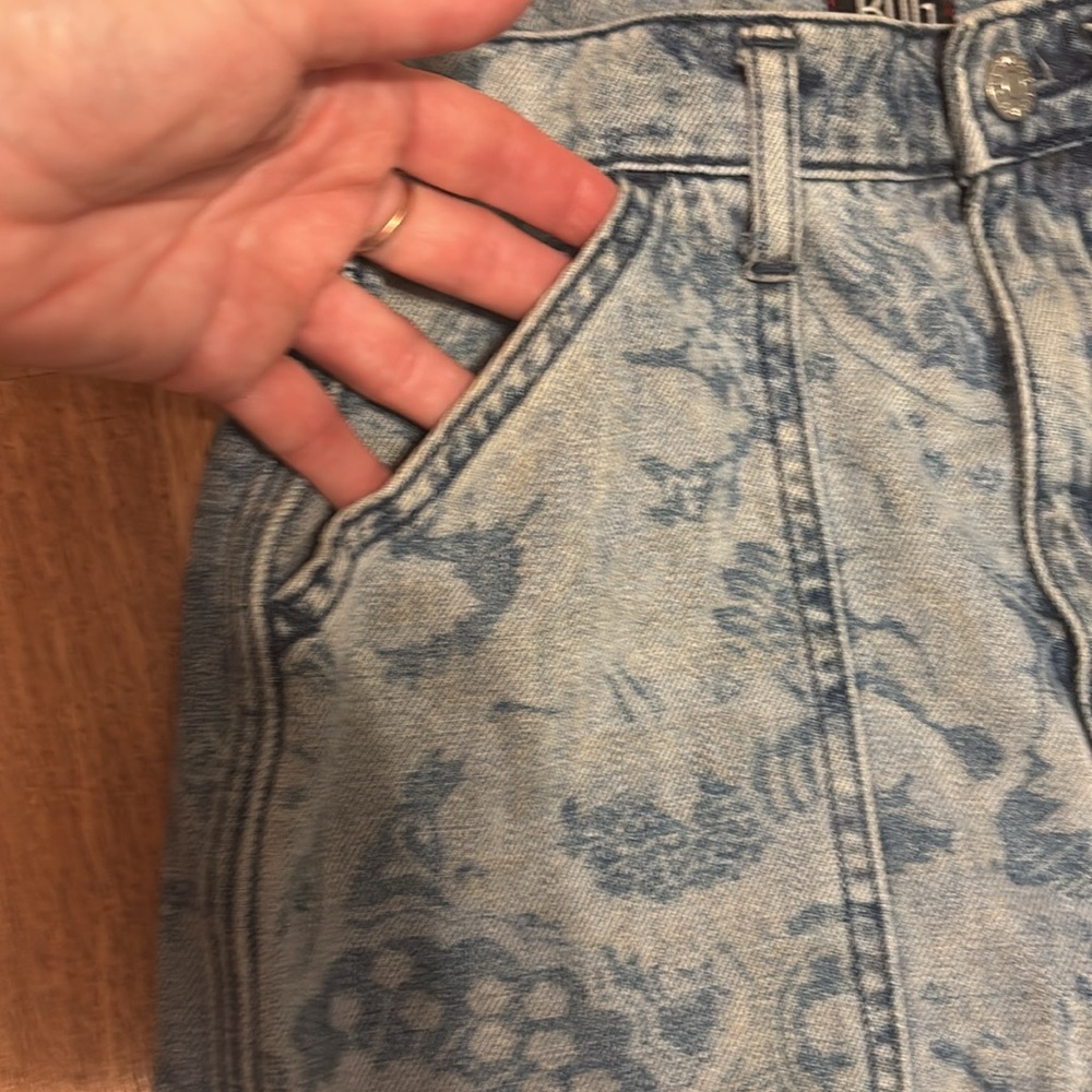 BDG for Urban Outfitters Floral Patterned Cargo Denim Jeans - Picture 3 of 9